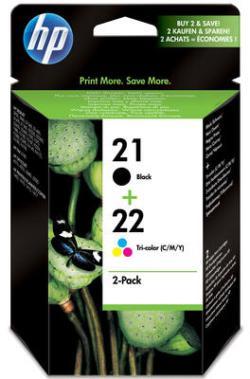 HP SD367AE (21/22) Dual Pack Original Cartridge - PSC 1400 / PSC 1401 (Ex)