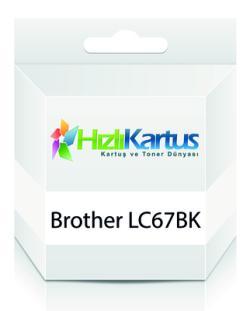 Brother LC67BK / LC1100BK Siyah Muadil Kartuş - DC
