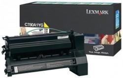 Lexmark C780A1YG Sarı Orjinal Toner - C780 / C782