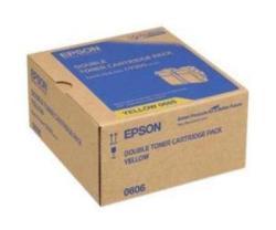 Epson C9300 S050606 Sarı Orjinal Toner İkili Paket