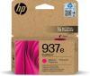 HP 4S6W7NE (937e) Rote Originalpatrone, hohe Reichweite.