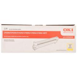 OKI 42918105 Gelbe Original-Drumschiene - C9600 /