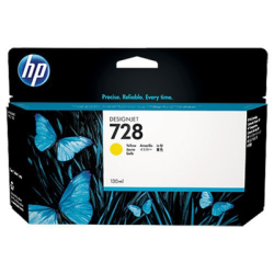 HP F9J65A (728) Yellow Original Cartridge - T730 / T830