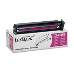 Lexmark 12A1451 Roter orjinaler Lasertoner - 1200