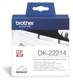 Brother P-Touch DK-22214 MIN Continuous Paper Label 12mm x 30.48m