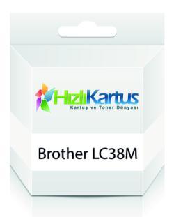 Brother LC38M / LC-980M Kırmızı Muadil Kartuş - DC