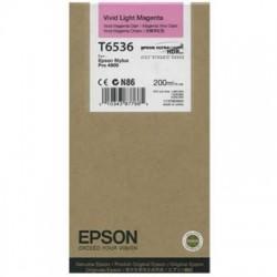 Epson C13T653600 (T6536) Originalpatrone, Hellrot.
