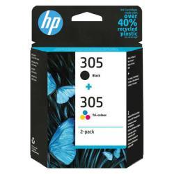 HP 6ZD17AE (305) Siyah+Renkli İkili paket Orji