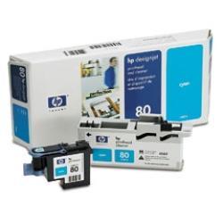 HP C4821A (80) Mavi Baskı Kafası - DesignJet 1050C