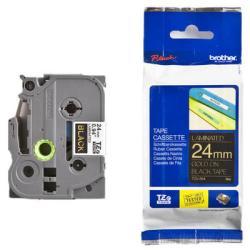 Brother TZE-354 Gold auf Black Compatible Label Strip 24mm x 8m - PT-1400