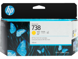 HP 498N7A (738) Sarı Orjinal Kartuş - DesignJet T8