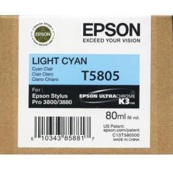 Epson C13T580500 (T5805) Açık Mavi Orjinal Kartuş