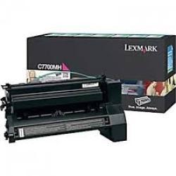 Lexmark C7700MH Roter Orjintoner Hochkapas
