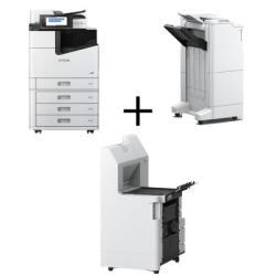 (SET) Epson WorkForce Enterprise WF-C17590 D4TWF Çok Fonksiyonlu Yazıcı + Epson LXA3FM1 Finisher Unit + Epson LXA3FMDU1 Bridge Unit