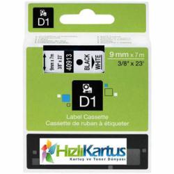 Dymo D1 40913 Beyaz Üzerine Siyah Muadil Etiket Şe