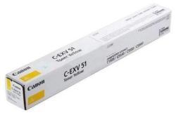Canon C-EXV51 (0484C002) Yellow Original Toner - IR-C5535i / IR-C5540i