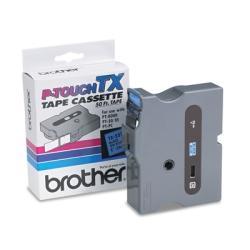 Brother TX-551 Black On Blue Original Ribbon - 24mm x 15m