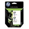 HP C9503AE (57) 2li Paket Renkli Orjinal Kartu