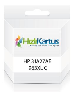 HP 3JA27AE (963XL) Mavi Muadil Kartuş - OfficeJet
