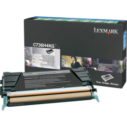Lexmark C736H4KG Schwarzer Orjintoner (Hochkapasi)