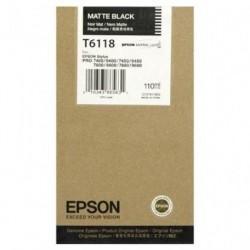 Epson C13T611800 (T6118) Matte Black Original Cartridge - Stylus Pro 7800 (Ex)
