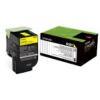 Lexmark 80C80Y0 (808Y) Yellow Original Toner Cartridge - CX410 / CX510