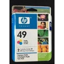 HP C8799A (49) Renkli Orjinal Kartuş 2li Paket - D