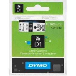 Dymo 45013 D1Q Black Orjinal Tag auf Weiß