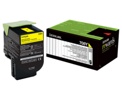 Lexmark 70C80Y0 (708Y) Sarı Orjinal Toner - CS310
