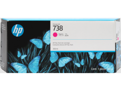 HP 676M7A (738) Magenta Original Cartridge - DesignJet T850 / T950