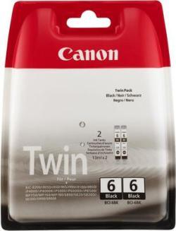 Canon BCI-6BK/BCI-6BK(4705A046AA) Dual Pack
