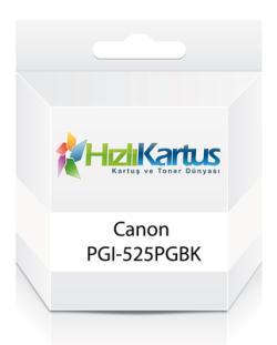 Canon PGI-525PGBK (4529B001) Siyah Muadil Kartuş -