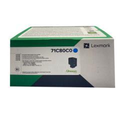Lexmark 71C80C0 Mavi Orjinal Toner - CS730
