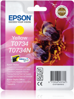 Epson C13T10544A10 (T0734) Sarı Orjinal Kartuş - T