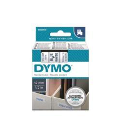 Dymo 45014 Beyaz/Mavi D1 Yedek Şerit (12 mm x 7 mt