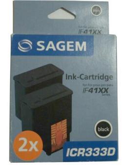 Sagem ICR-333D Siyah Orjinal Kartuş - IF-4125 / IF