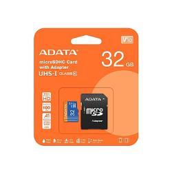Adata Premier 32 GB AUSDH32GUICL10A1-RA1 100MB/s UHS-I Class10 V10 Micro SD Card