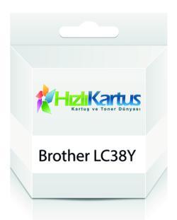 Bruder LC38Y/LC-980Y Gelbe Tintenpatrone — DCP-1
