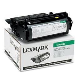 Lexmark 12A5840 Black Original Toner - T610 / T612