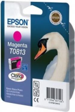 Epson C13T11134A10 (T0813) Original Magenta Ink - Stylus Photo R260 (Ex)