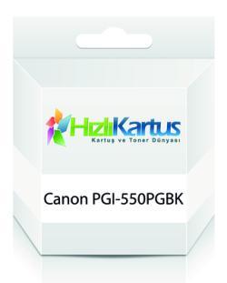 Canon PGI-550PGBK (6496B001) Siyah Muadil Kartuş -