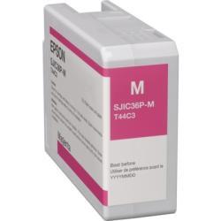 Epson SJIC36P-M (C13T44C340) Kırmızı Orjinal Kartu