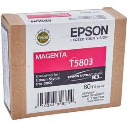 Epson C13T580300 (T5803) Magenta Original Ink - Stylus Pro 3800 (Ex)