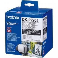 Brother DK-22205 Sürekli Etiket 62x30.48m - QL-550