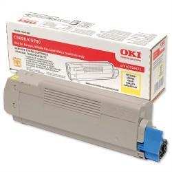 OKI 43324421 Yellow Original Toner - C5800 / C5900