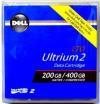 Dell LTO-2 Ultrium 2 200GB / 400GB Data Cartridge 609m, 12.65mm