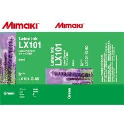 Mimaki LX101-G-60 Green Original Latex Ink JV400-130LX, JV400-160LX