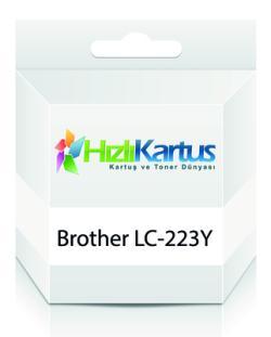 Brother LC-223Y Sarı Muadil Kartuş - MFC-J-4320 /