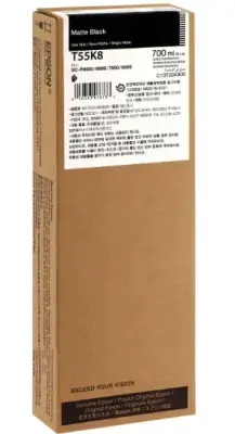 Epson C13T55K800 (T55K8) Mat Siyah Orjinal Kartuş