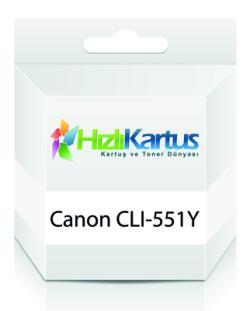 Canon CLI-551Y (6511B001) Sarı Muadil Kartuş - MG5